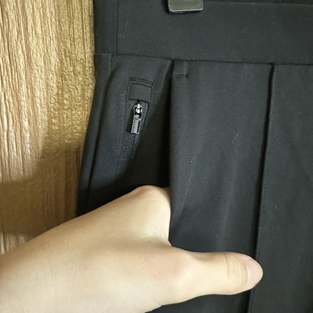 ATHLETA Venice Pintuck Pants Black Size S Womens Casual Activewear Work Pockets - Picture 3 of 6